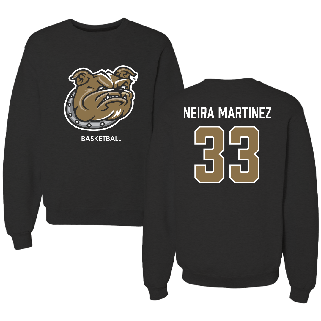 Bryant University Basketball (W) Black Crewneck - #33 Marta Neira Martinez