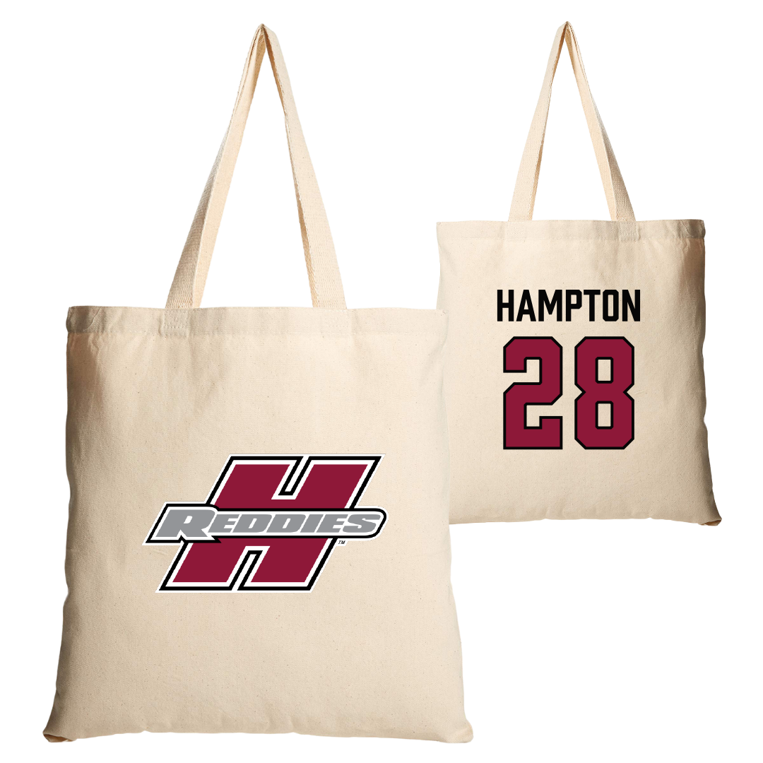 Henderson State University Football Tan Canvas Tote Bag - #28 Terrance Hampton