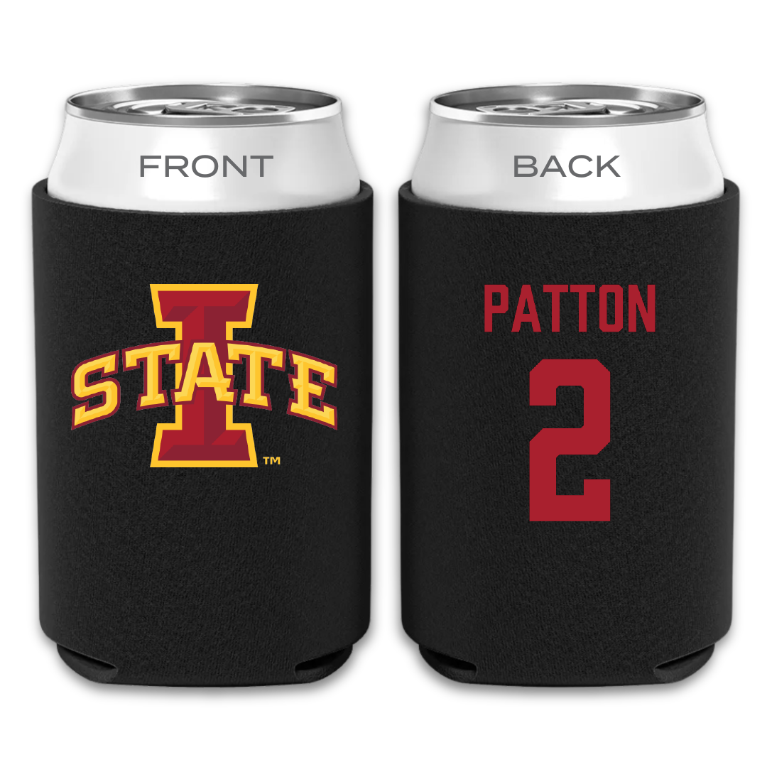 Iowa State University Football Black Can Cooler - #2 Jamison Patton