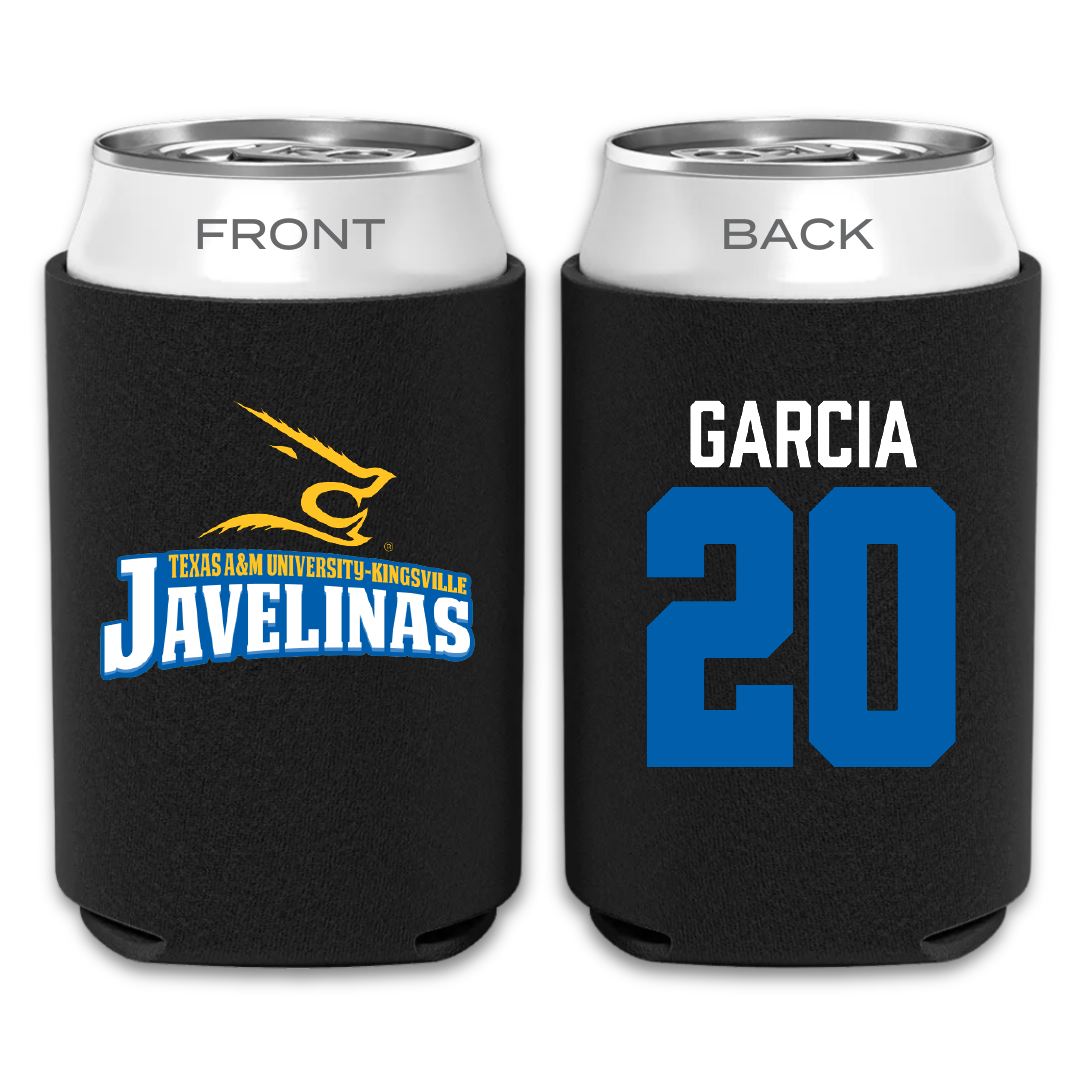 Texas A&M University-Kingsville Basketball Black Can Cooler - #20 Nathan Garcia
