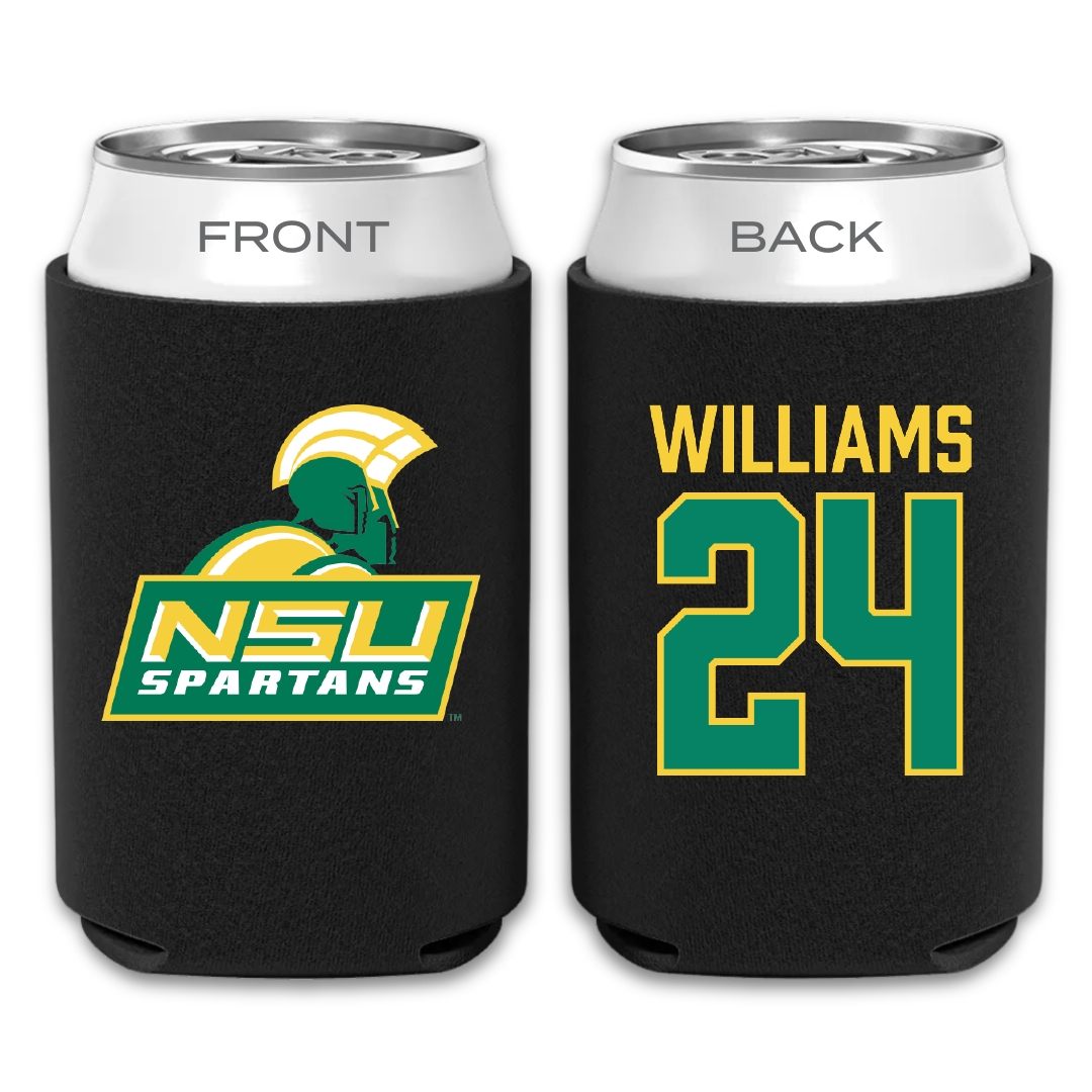 Norfolk State University Basketball Black Can Cooler - #24 Da'naijah Williams