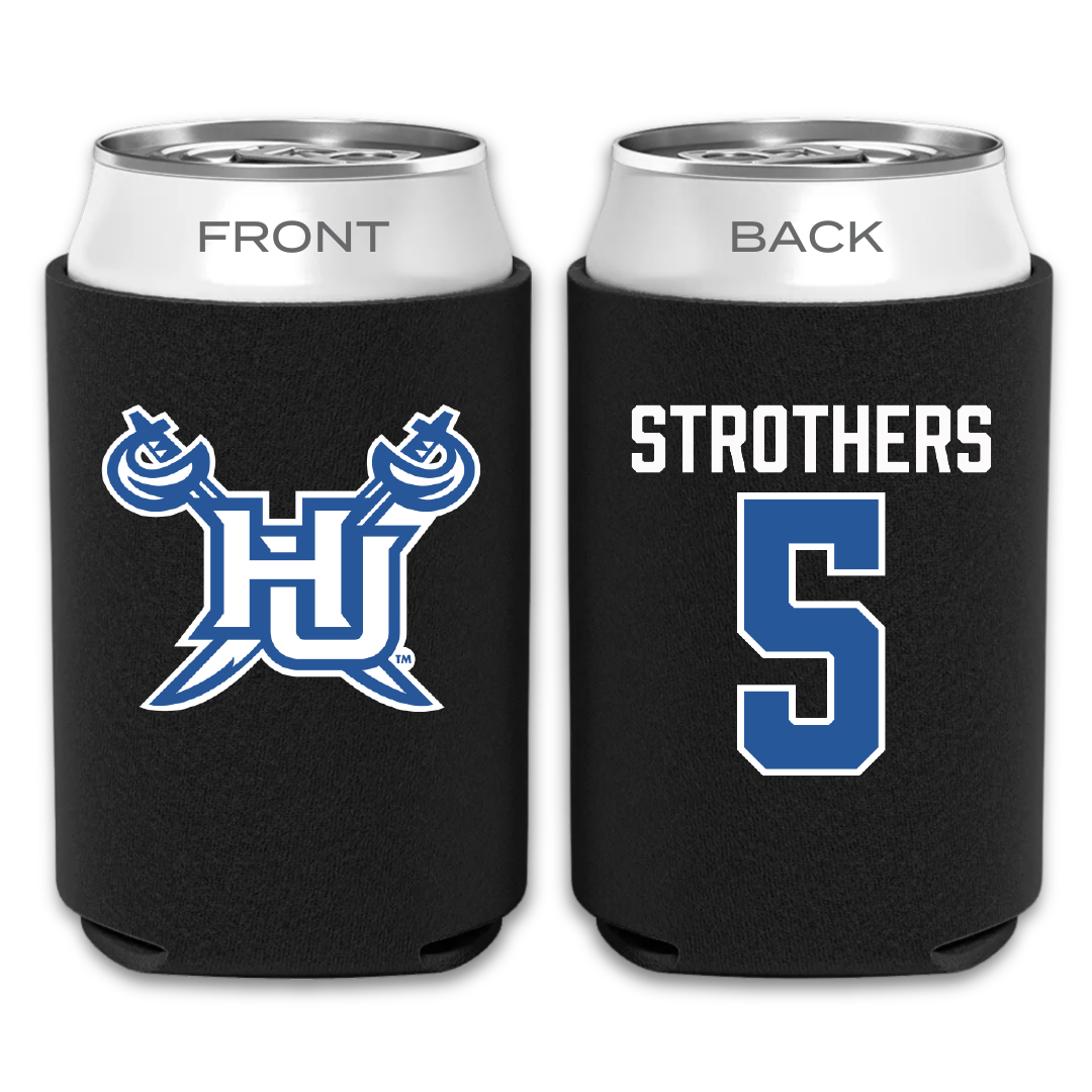 Hampton University Basketball Black Can Cooler - #5 Etienne Strothers