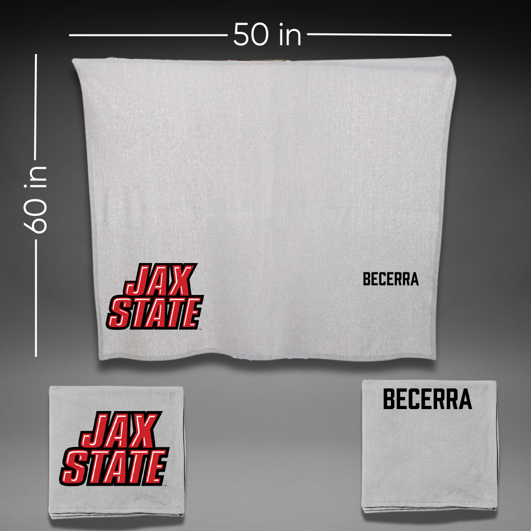 Jacksonville State University TF and XC Gray Blanket - Breanna Becerra