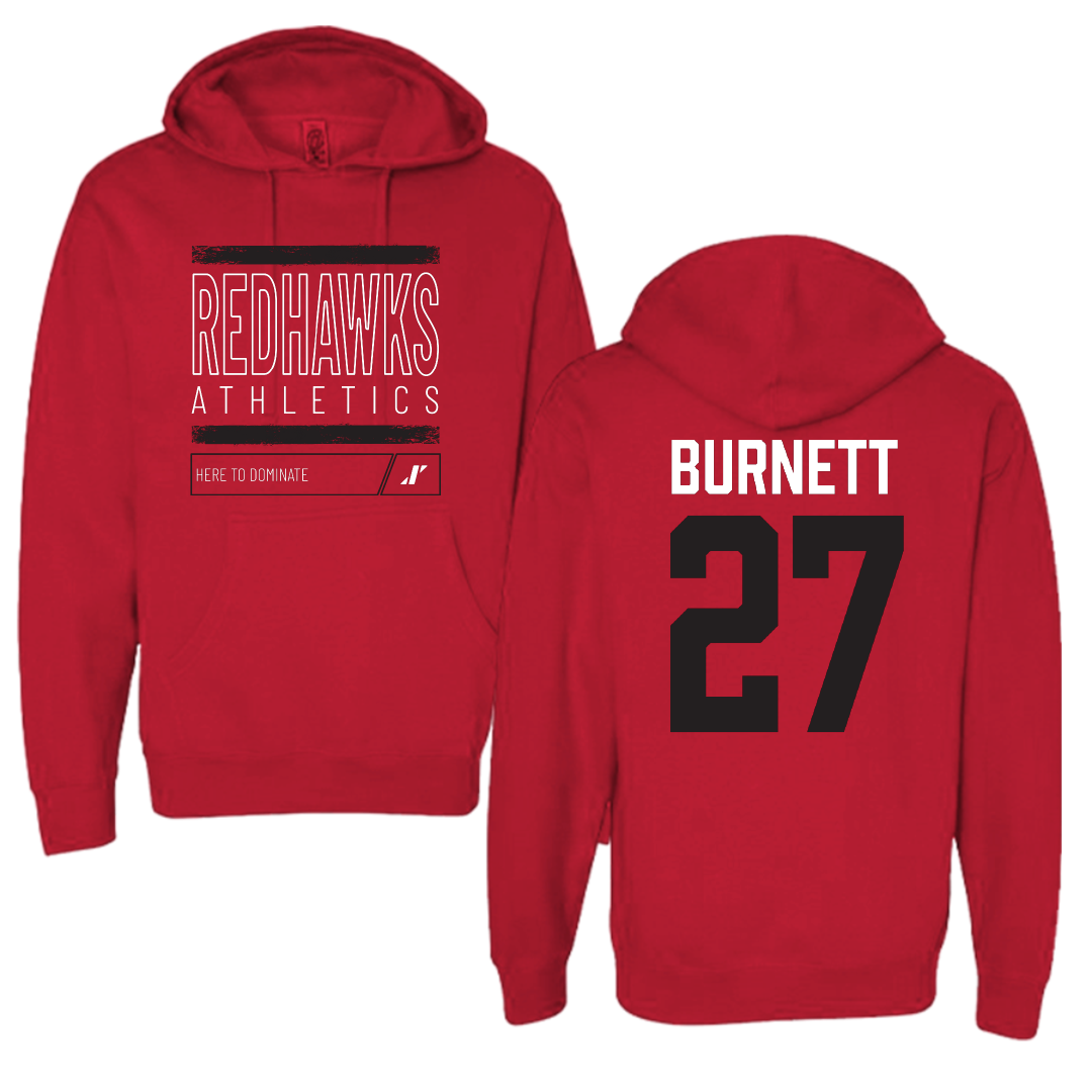 Southeast Missouri State University Softball Red Dominate Hoodie - #27 Hailey Burnett