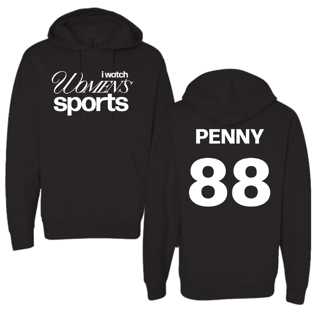 University of Rhode Island Soccer Black WHM Hoodie - #88 Cierra Penny