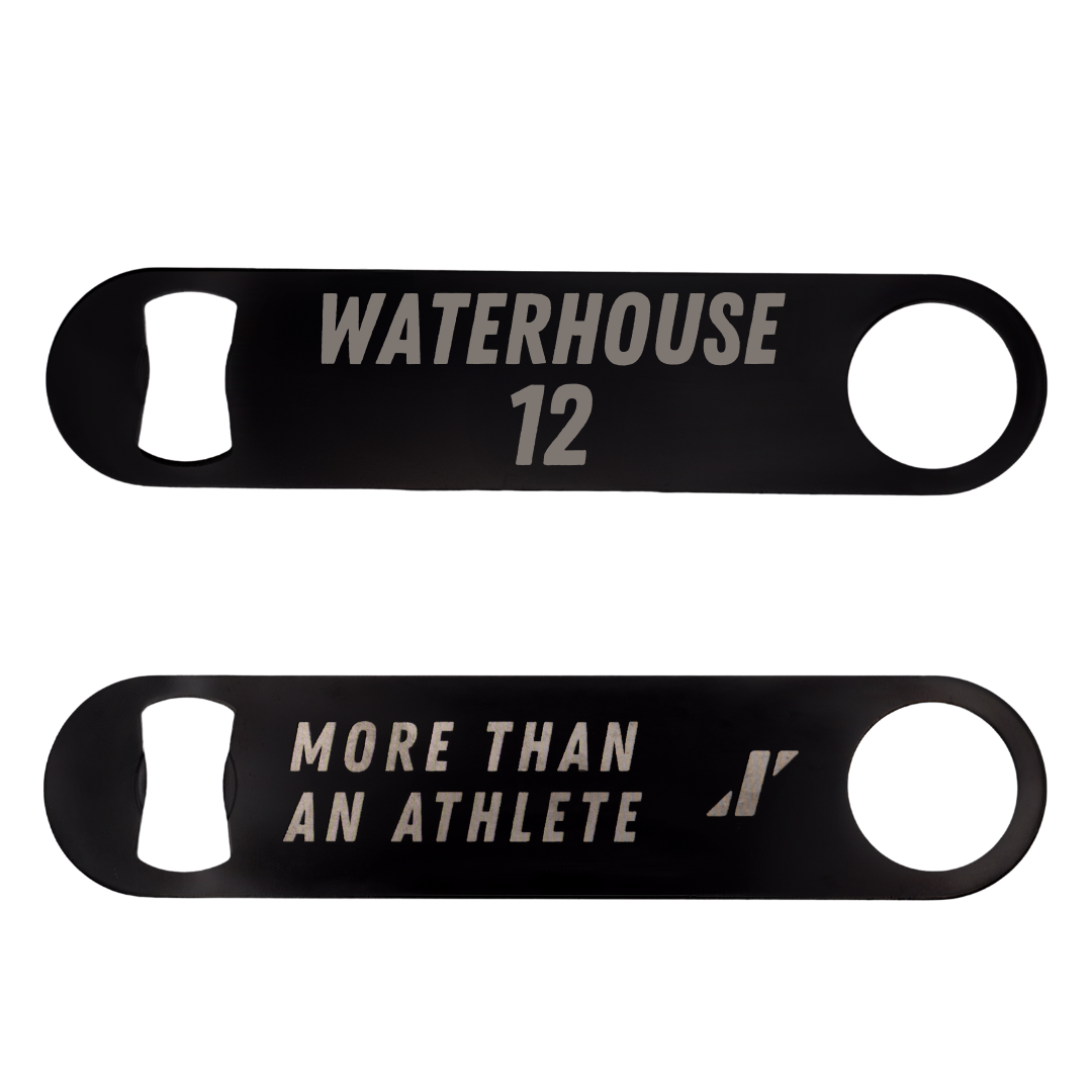 University of Louisiana at Lafayette Soccer Black Bottle Opener - #12 Hailly Waterhouse