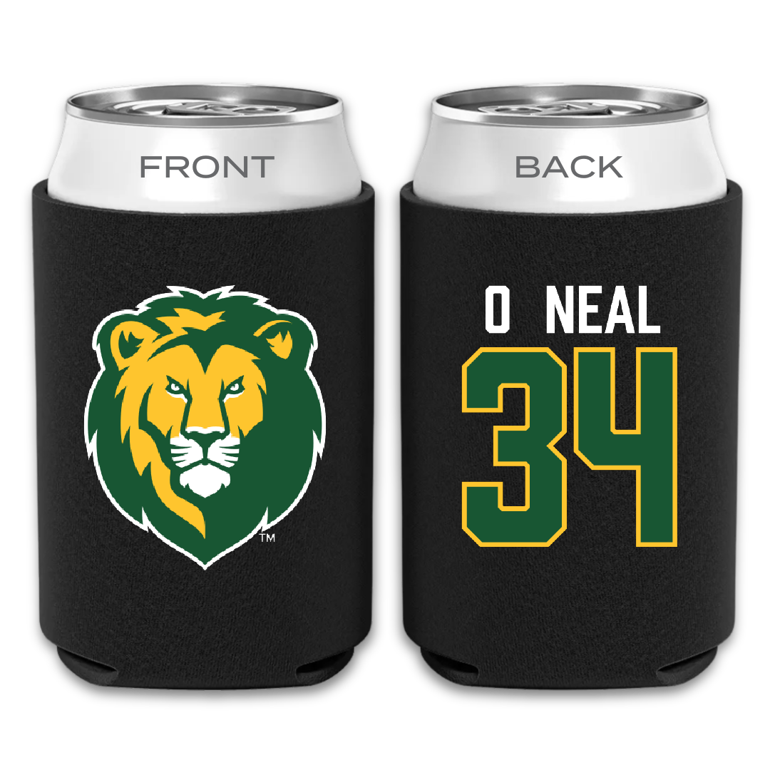 Southeastern Louisiana University Baseball Black Can Cooler - #34 Conner O’Neal