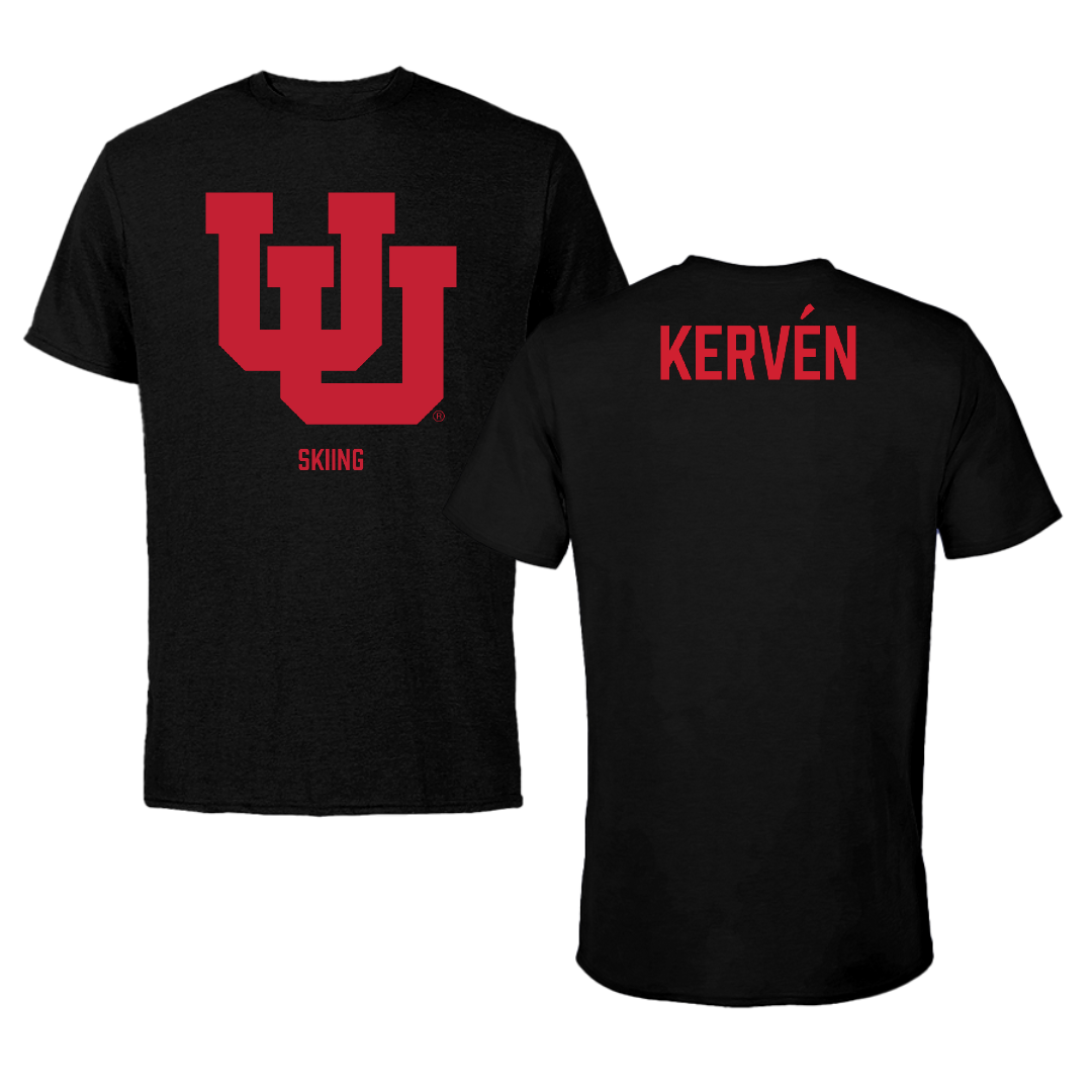 University of Utah Skiing Black Performance Tee - Michelle Kervén