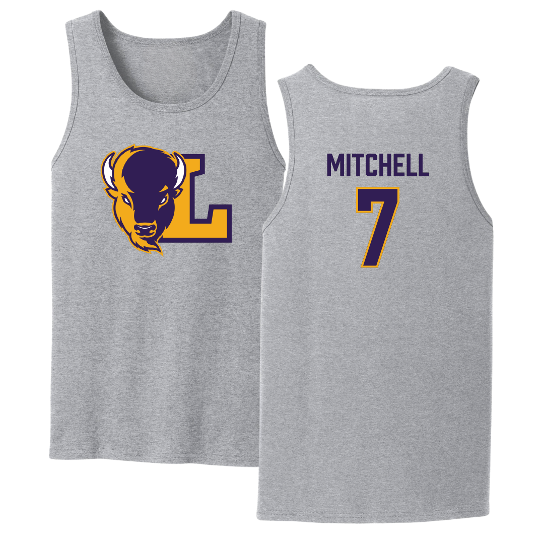 Lipscomb University Baseball Sport Gray Tank Top - #7 Joey Mitchell