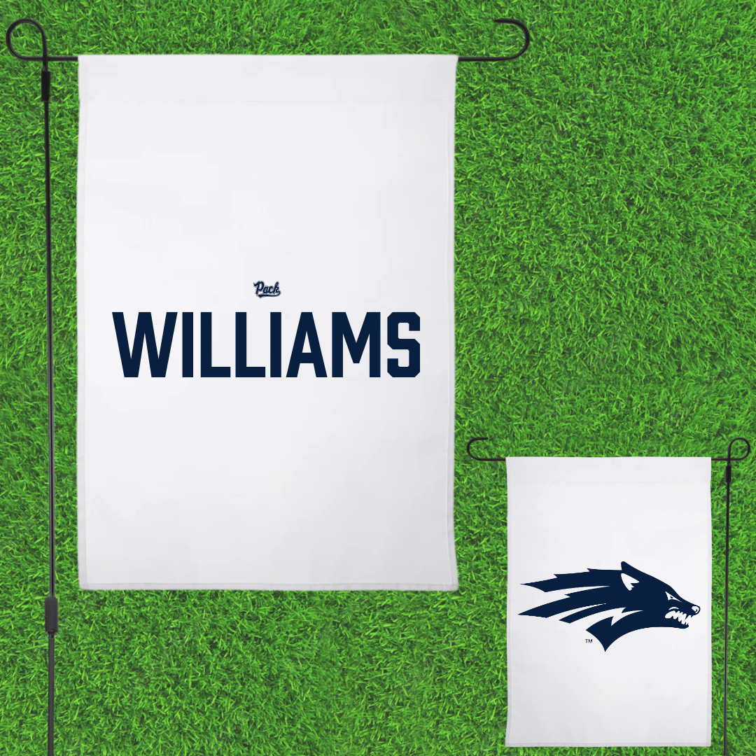 University of Nevada Cheer White Garden Flag - Sophie Williams