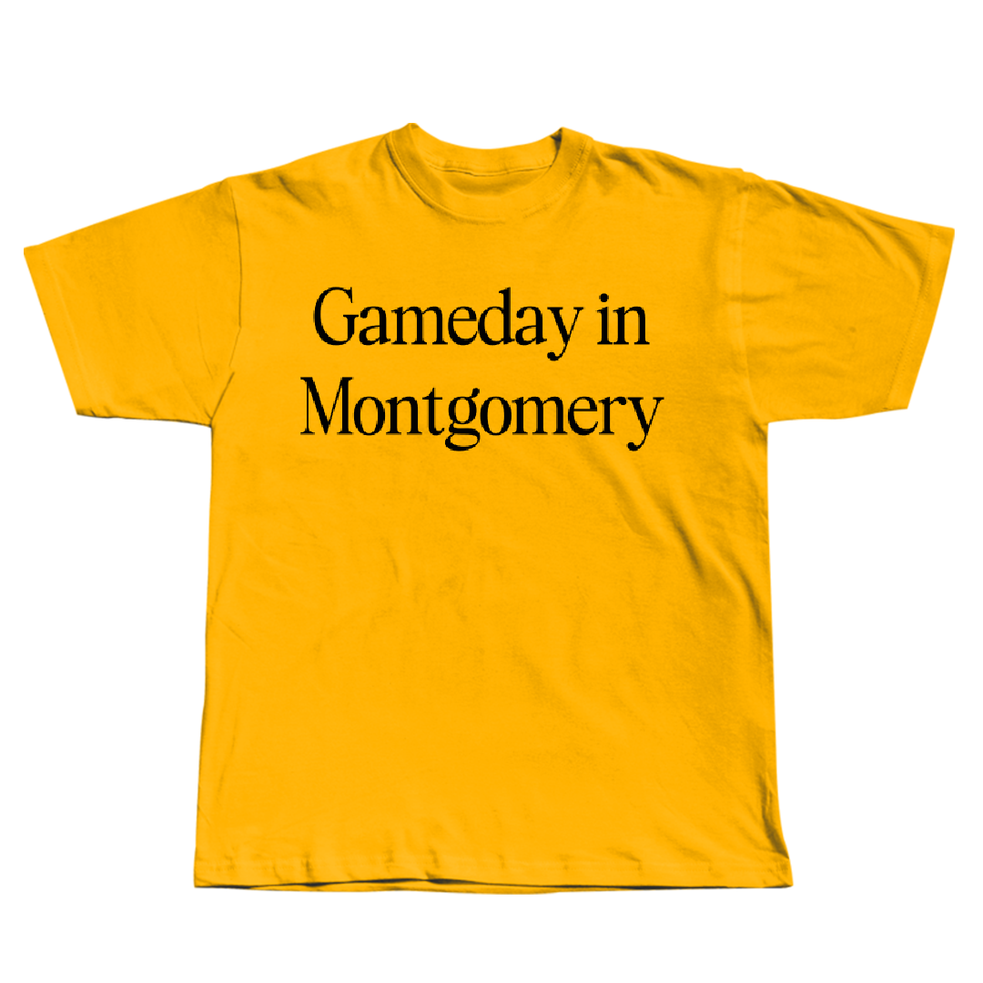 Alabama State University Soccer (W) Gold Gameday Tee - #13 Briana Sites