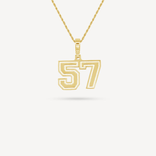 Gold Presidents Pendant and Chain - #57 Hunter Zambrano