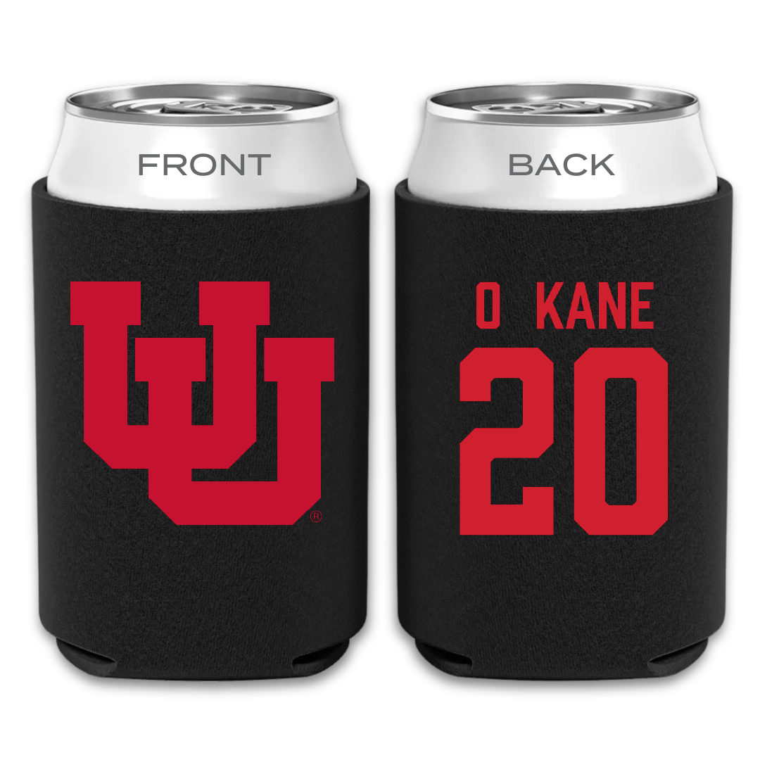 University of Utah Soccer Black Can Cooler - #20 Katie O'Kane
