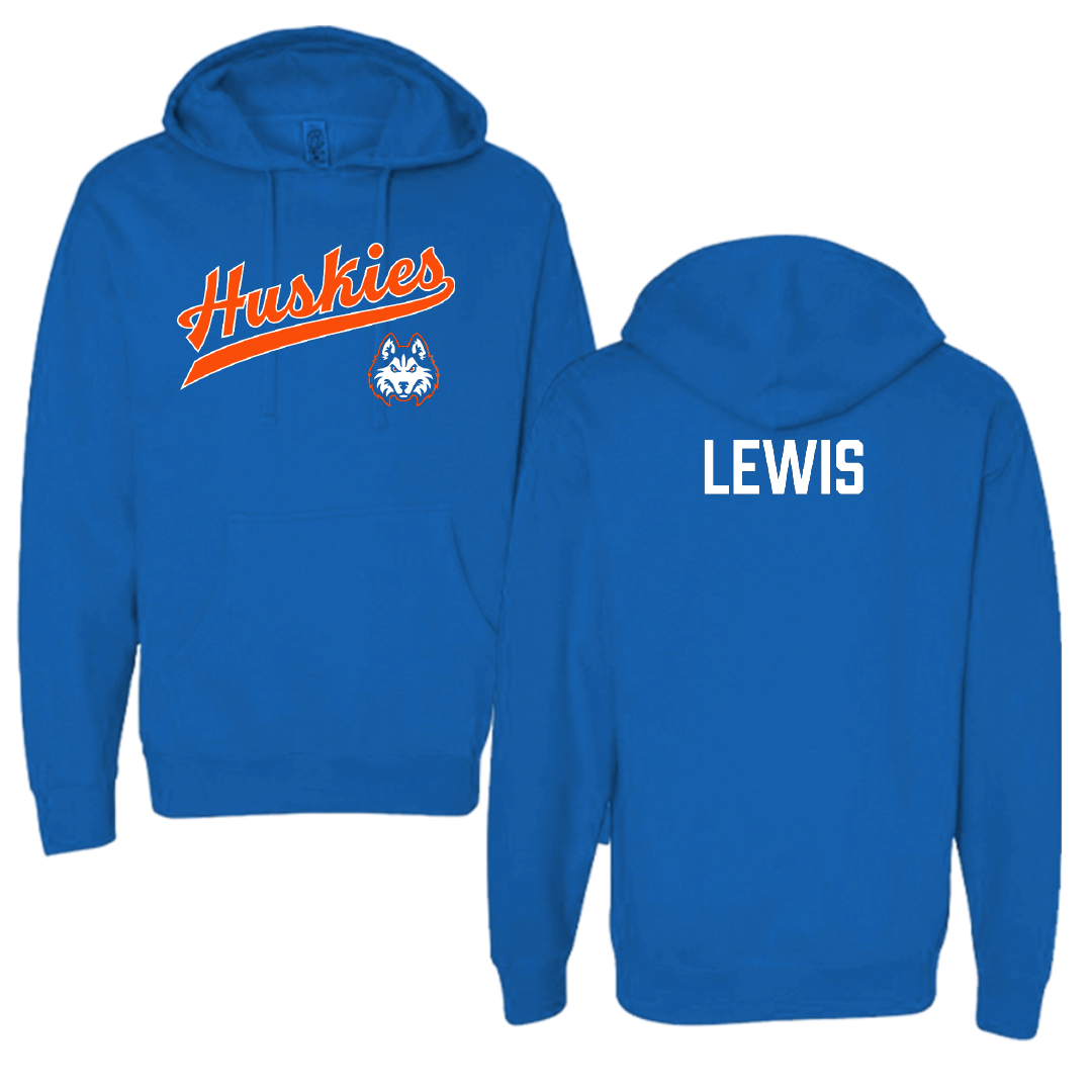Houston Christian University Football Blue General Hoodie - Darius Lewis