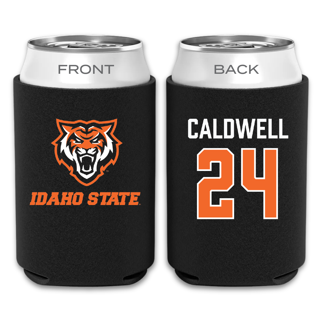 Idaho State University Basketball Black Can Cooler - #24 Aspen Caldwell