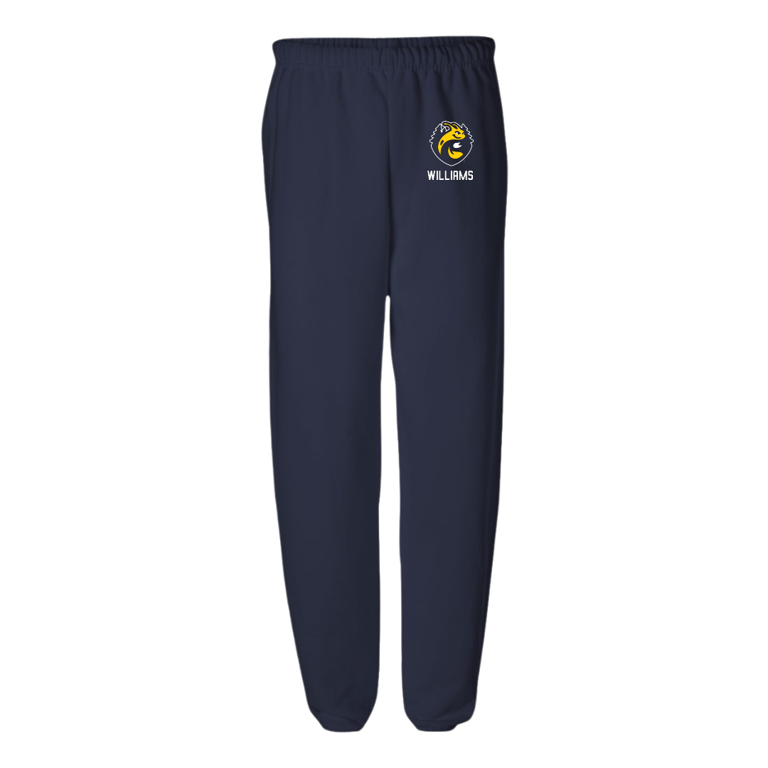 University of California-Santa Cruz Volleyball (M) Navy Sweatpants - #15 Ryan Williams