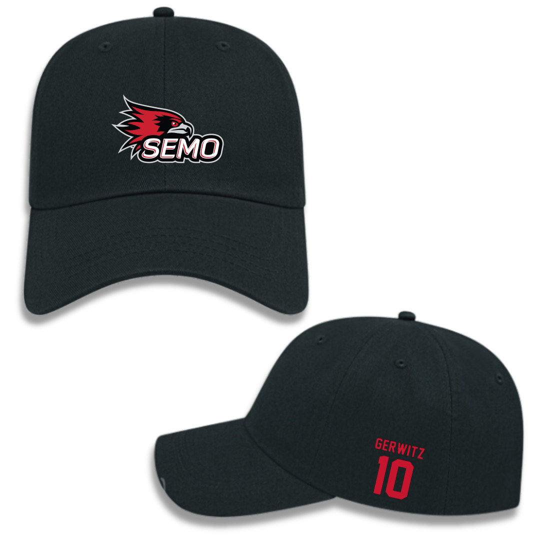 Southeast Missouri State University Softball Black Hat - #10 Tatum Gerwitz