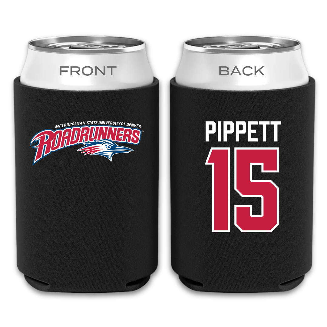 Metropolitan State University of Denver Basketball Black Can Cooler - #15 Jackie Pippett