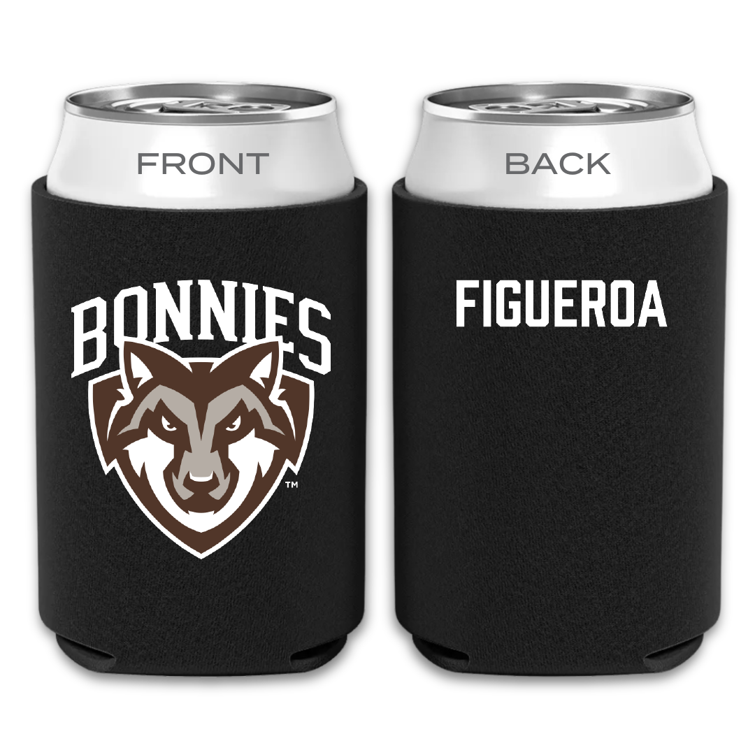 St. Bonaventure University TF and XC Black Can Cooler - Christian Figueroa