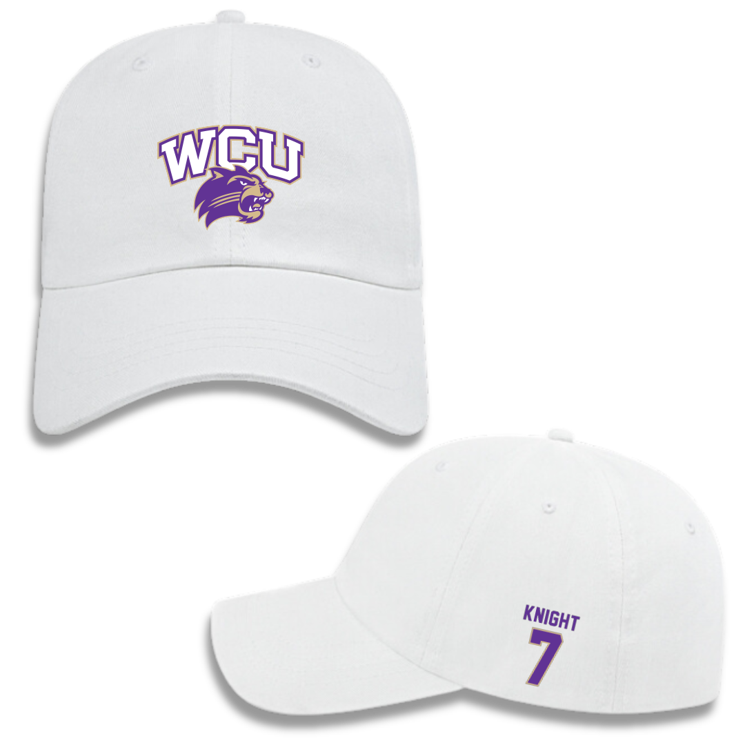 Western Carolina University Football White Hat - #7 Malik Knight