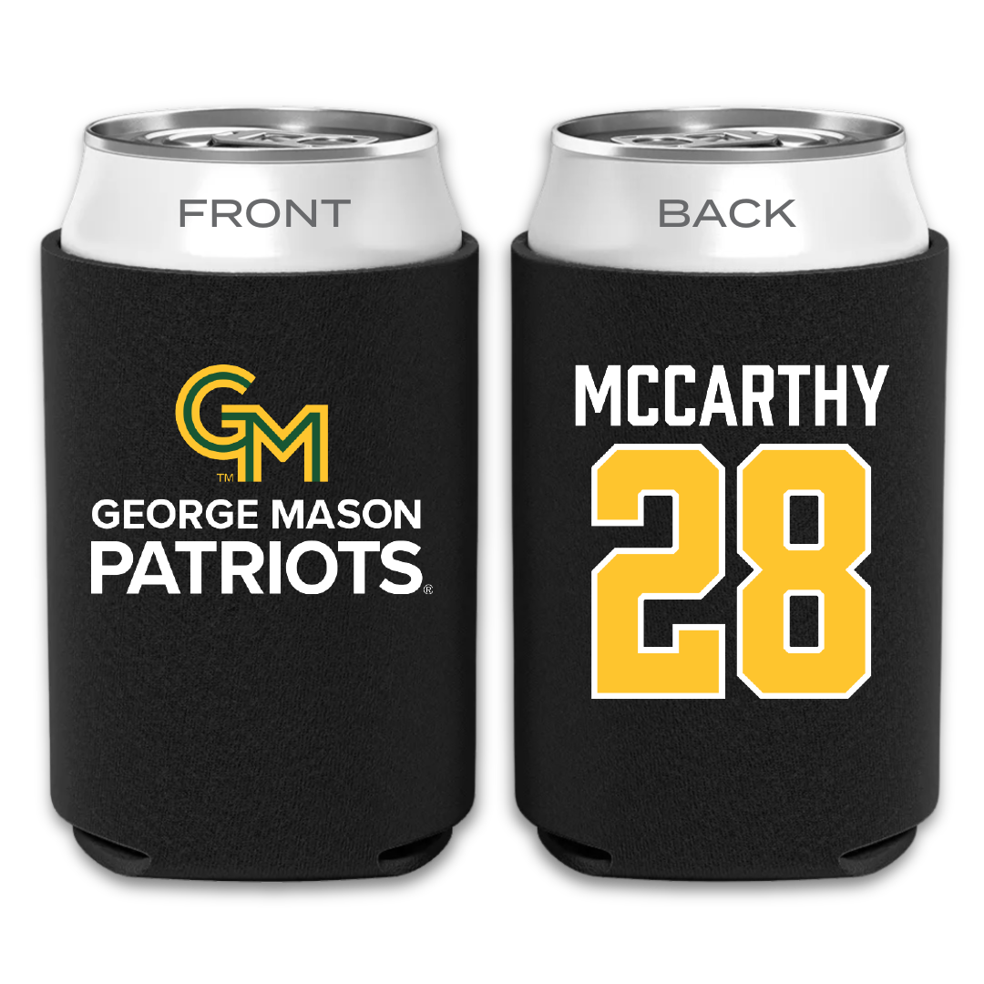 George Mason University Baseball Black Can Cooler - #28 Dylan McCarthy