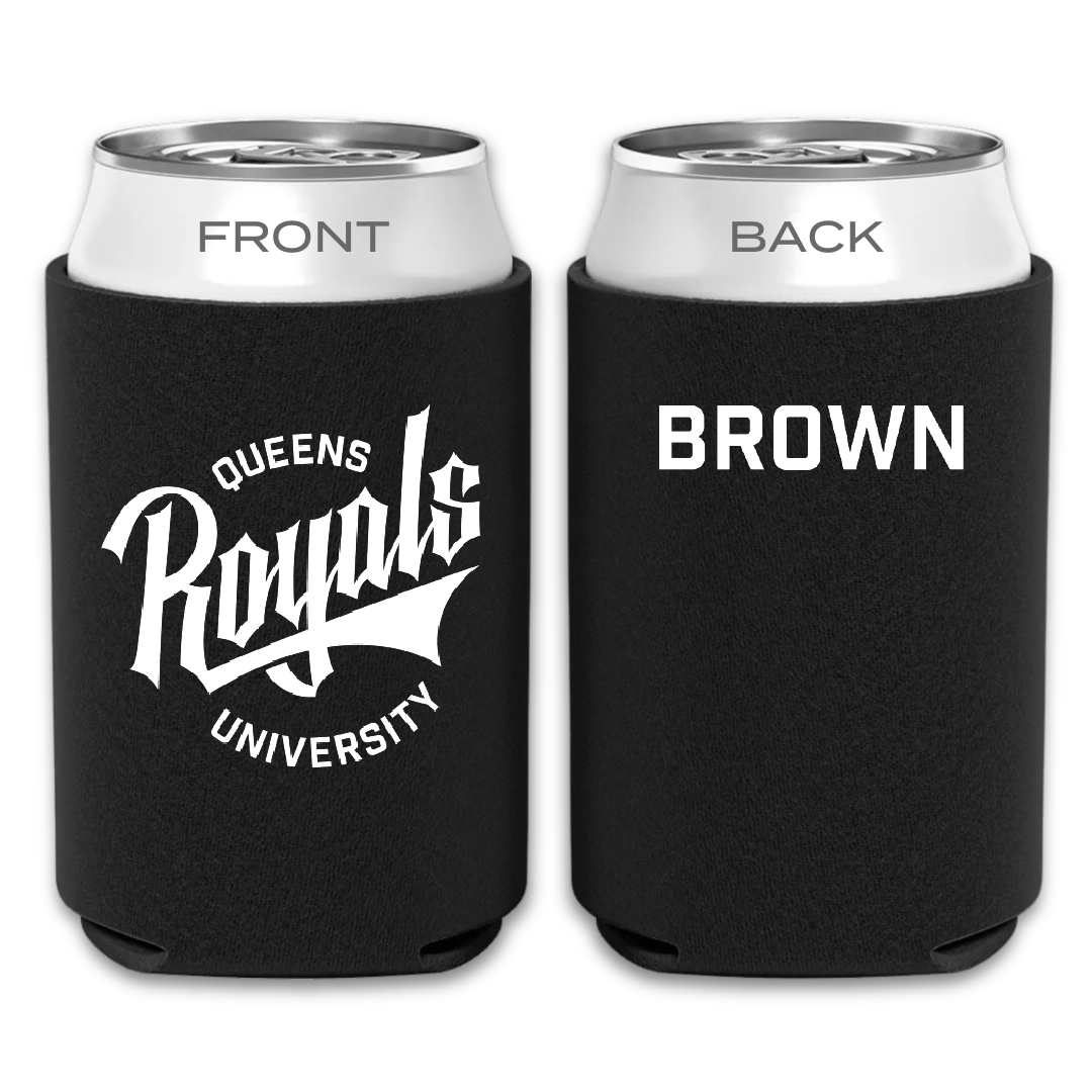 Queens University of Charlotte TF and XC Black Can Cooler - Jada Brown