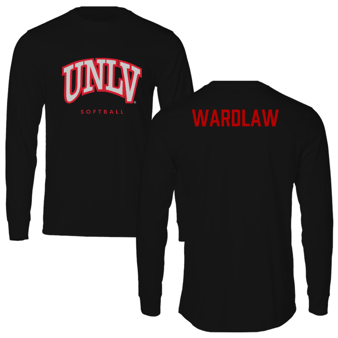 University of Nevada-Las Vegas Softball Black Long Sleeve - Emma Wardlaw