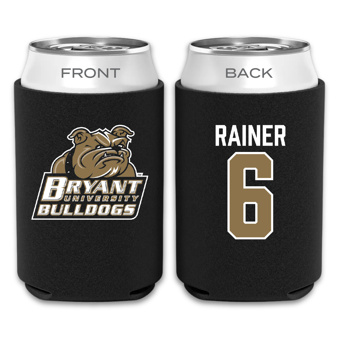 Bryant University Softball Black Can Cooler - #6 Amira Rainer