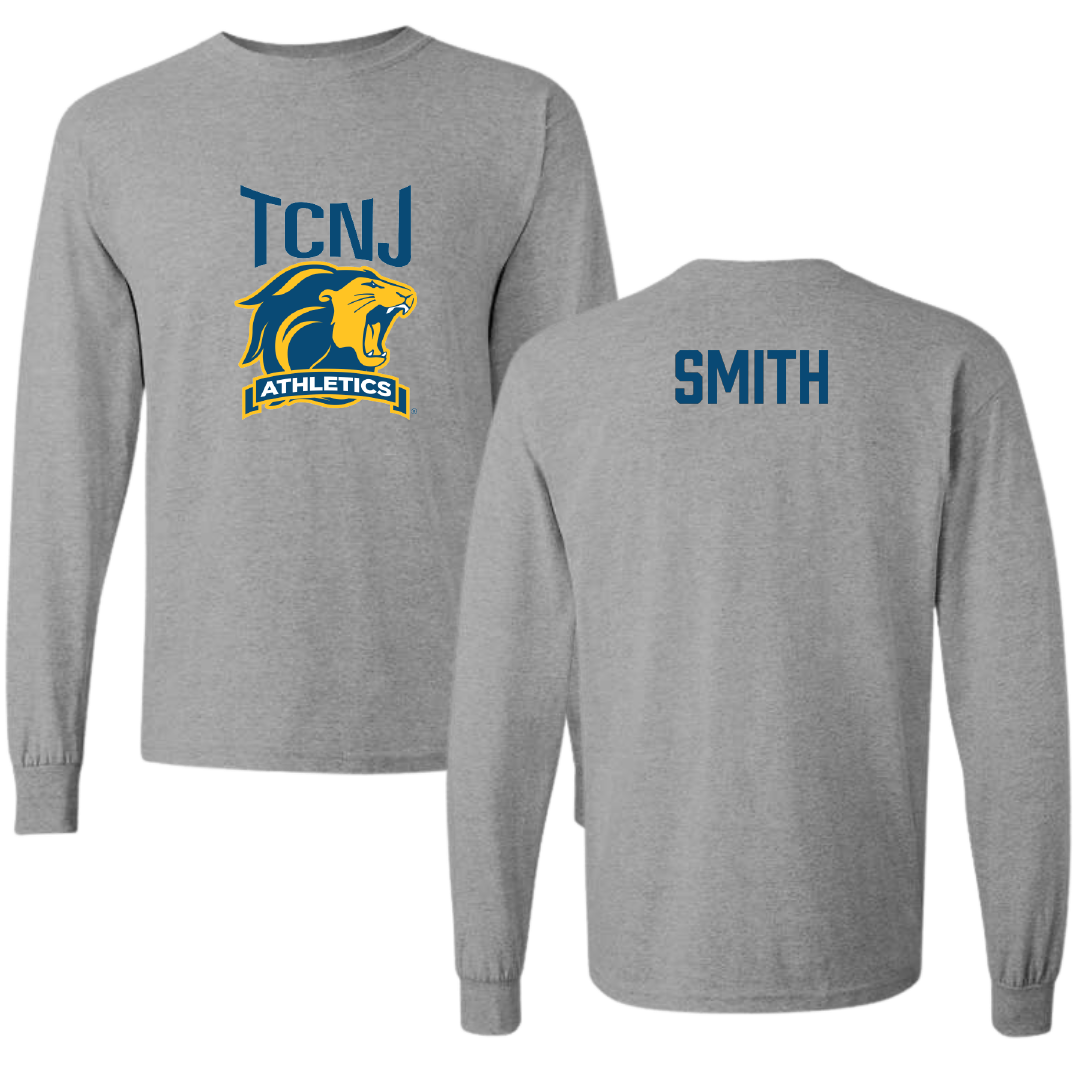 The College of New Jersey TF and XC Sport Gray Long Sleeve - Tyler Smith