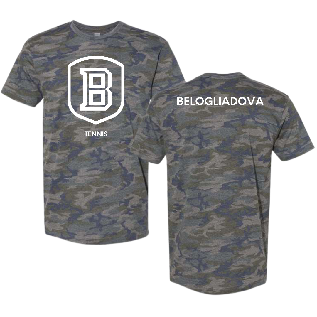 Bradley University Tennis (W) Vintage Camo Tee - Anna Belogliadova