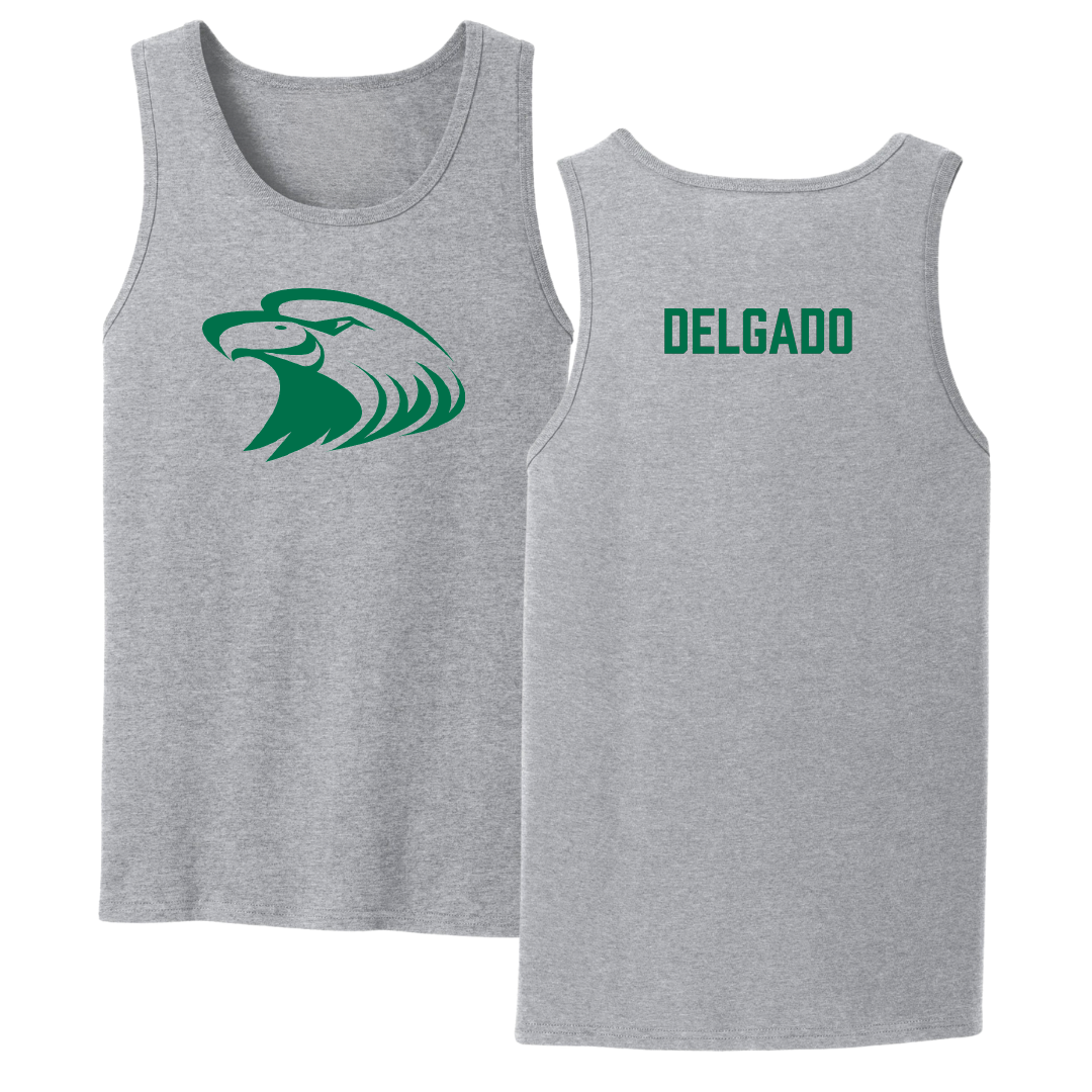 Central Methodist University Football Sport Gray Tank Top - Antonio Delgado