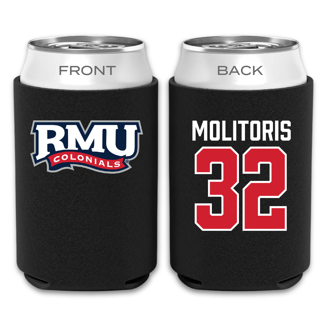 Robert Morris University Softball Black Can Cooler - #32 Kaitlyn Molitoris
