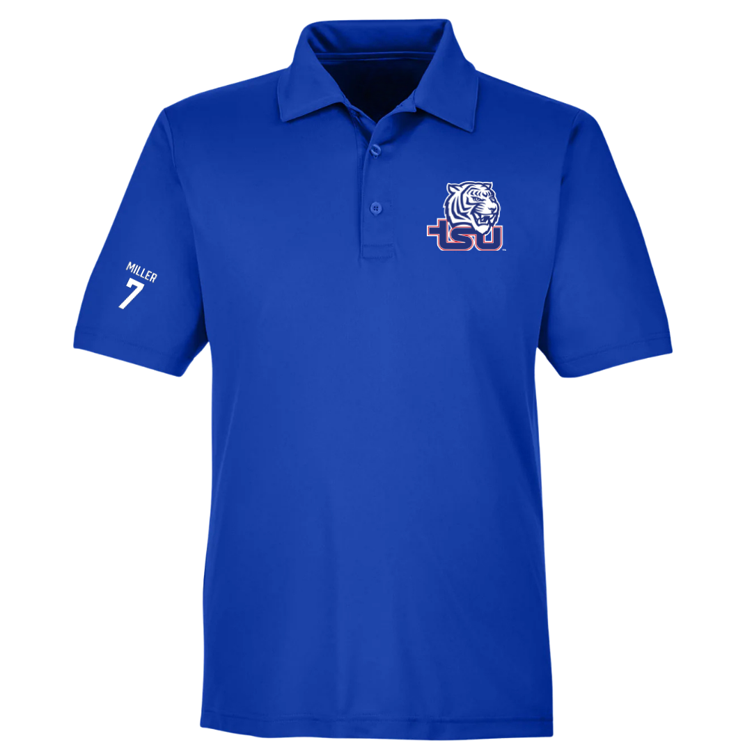 Tennessee State University Volleyball (W) Blue Polo - #7 Maygan Miller