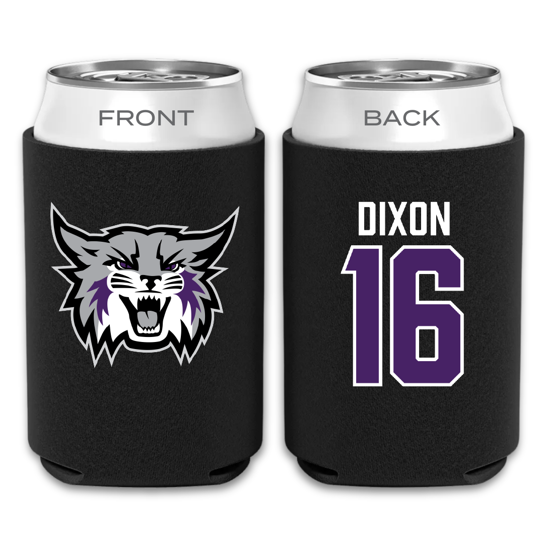 Weber State University Football Black Can Cooler - #16 Toddrick Dixon