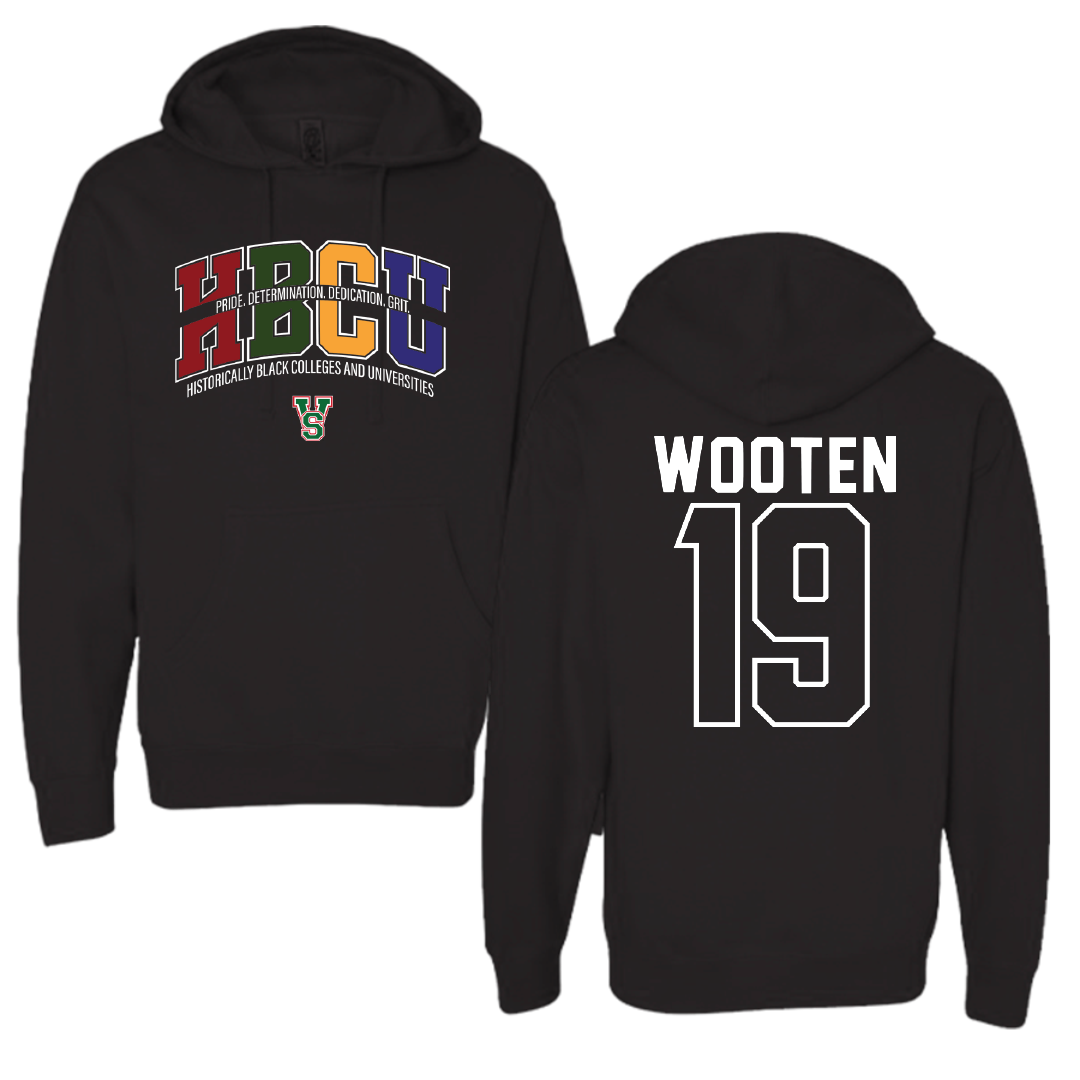 Mississippi Valley State University Volleyball Black HBCU Hoodie - #19 Taylor Wooten