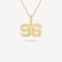 Gold Presidents Pendant and Chain - #96 Isaiah Coley
