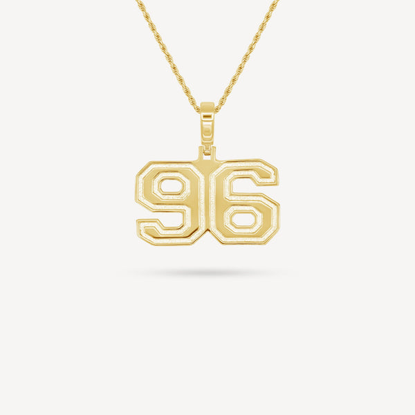 Gold Presidents Pendant and Chain - #96 Isaiah Coley