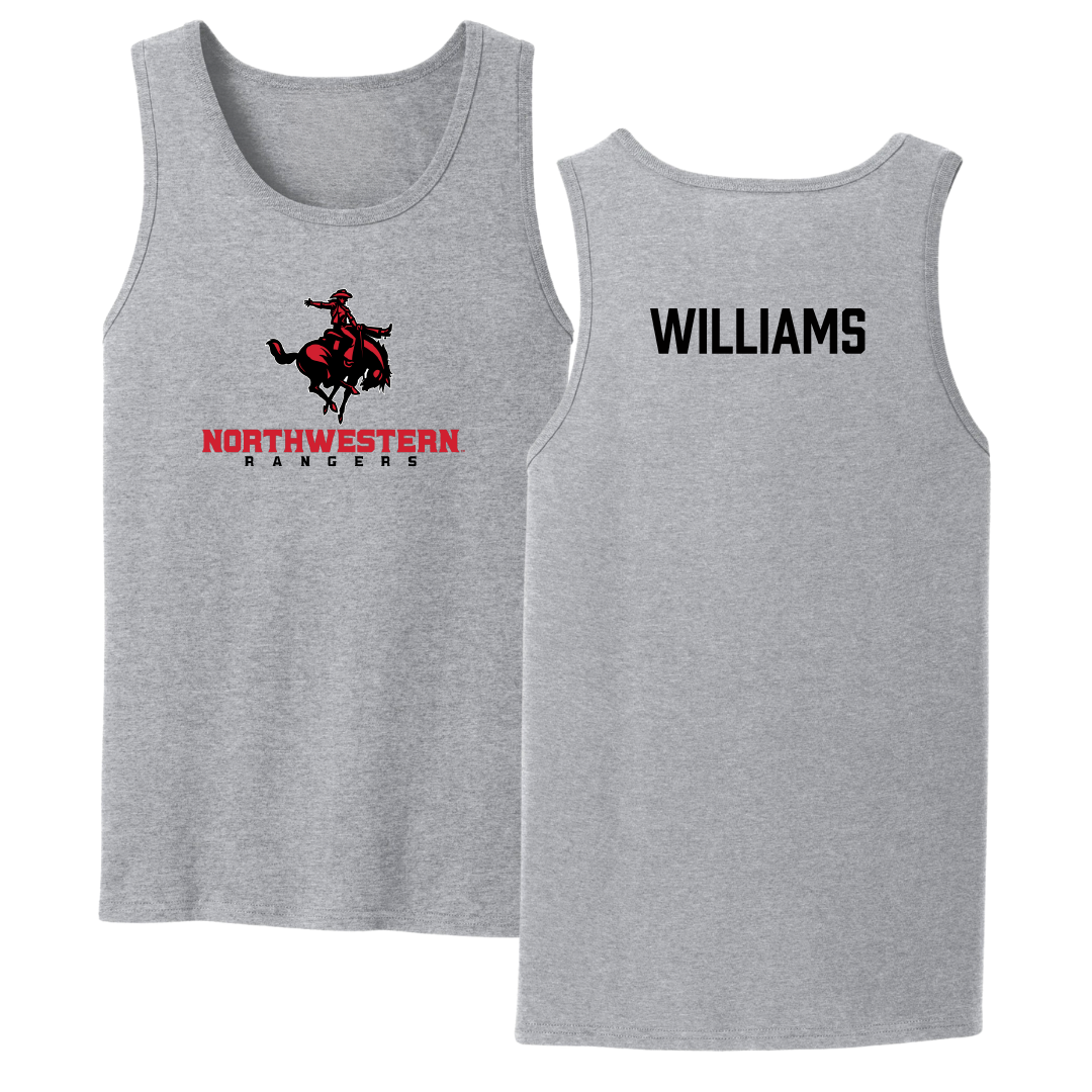Northwestern Oklahoma State University TF and XC Sport Gray Tank Top - Caleb Williams