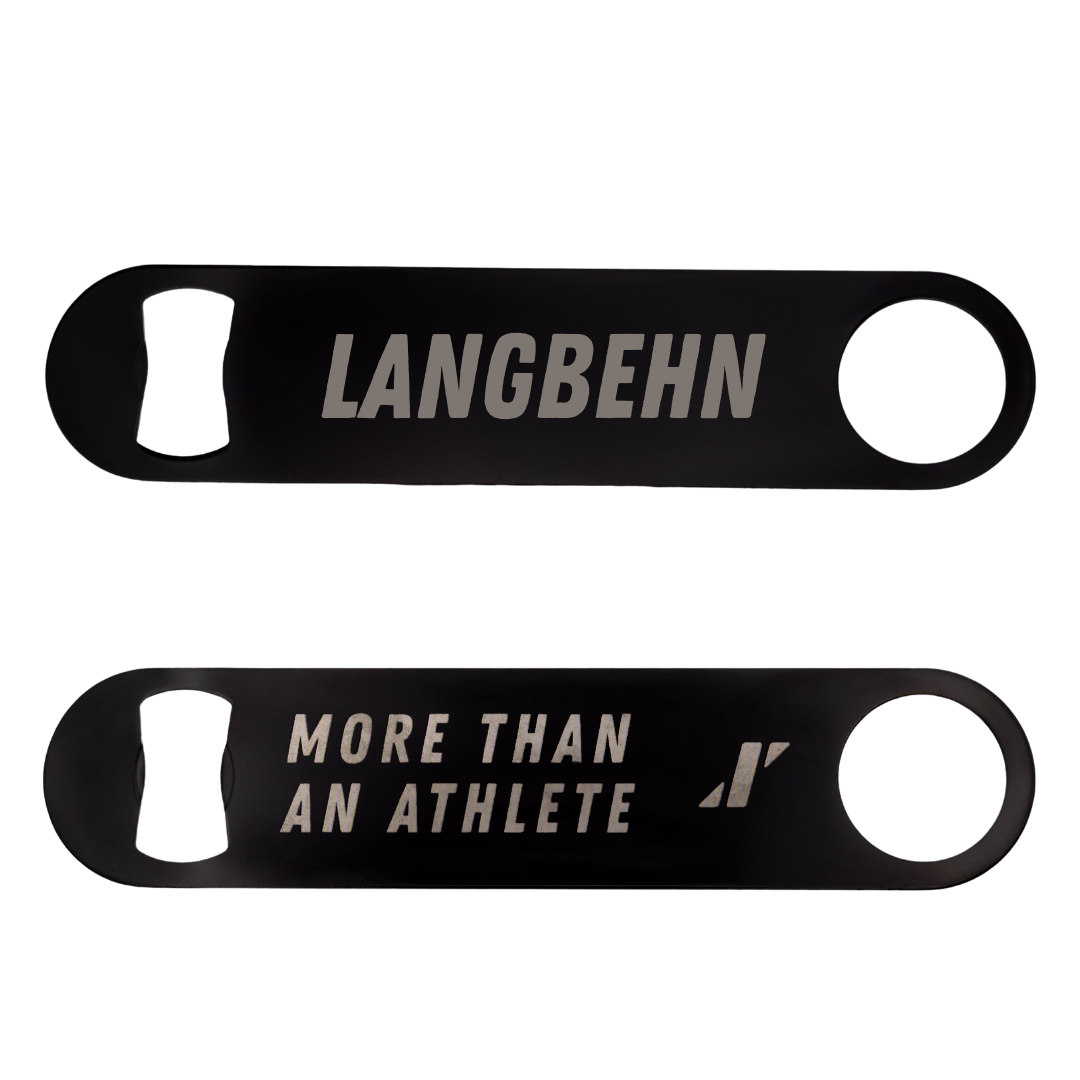 University of Wisconsin-River Falls Tennis Black Bottle Opener - Alicia Langbehn