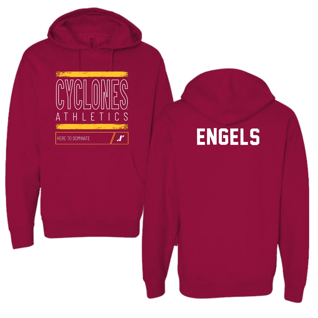 Iowa State University Gymnastics Cardinal Dominate Hoodie - Morgan Engels