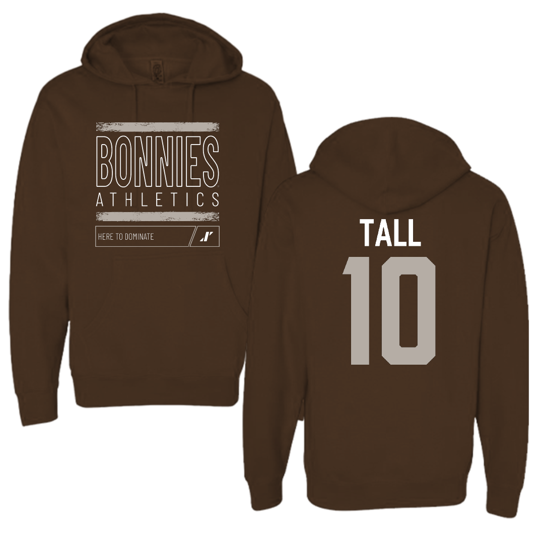 St. Bonaventure University Soccer Brown Dominate Hoodie - #10 Mo Tall