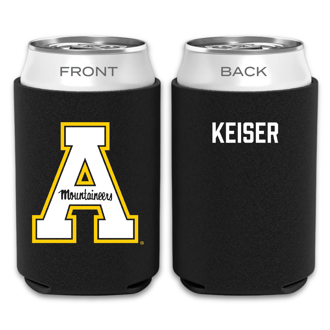 Appalachian State University Wrestling Black Mountaineers Can Cooler - Kaden Keiser