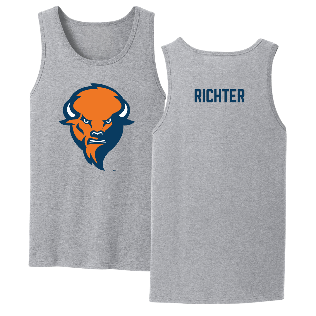Bucknell University Golf Sport Gray Tank Top - Paige Richter