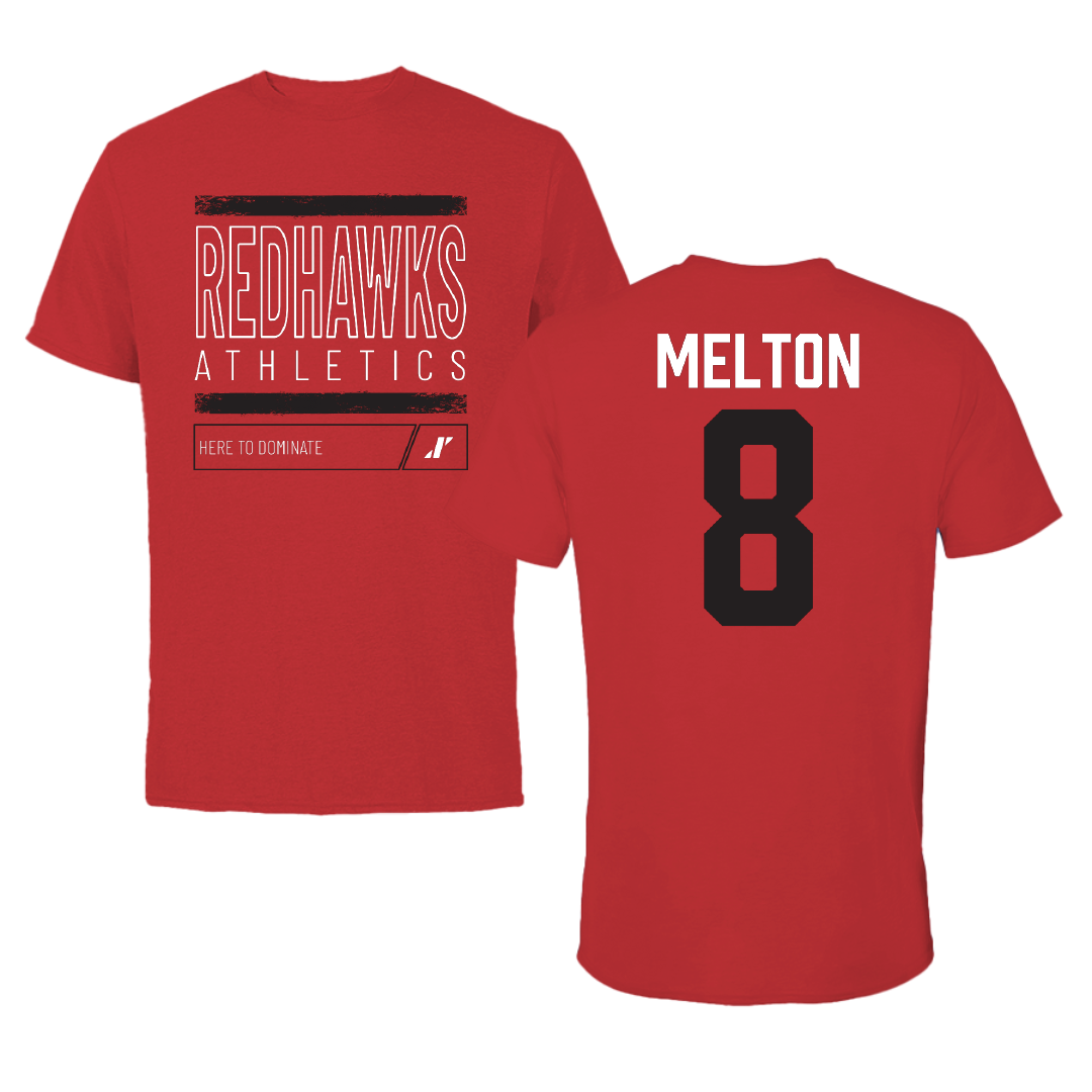 Southeast Missouri State University Softball Red Dominate Performance Tee - #8 Sydney Melton