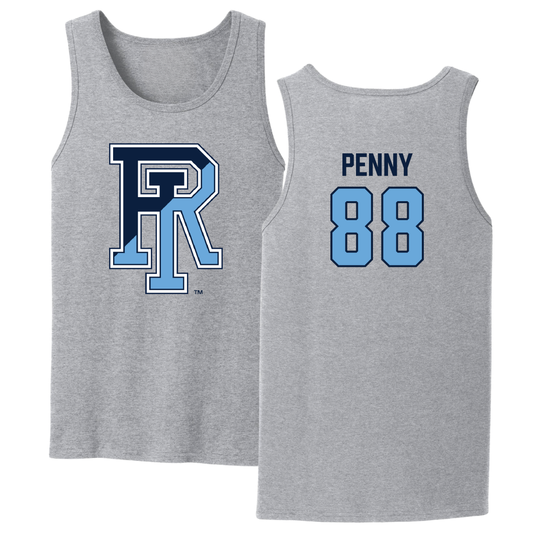 University of Rhode Island Soccer Sport Gray Tank Top - #88 Cierra Penny