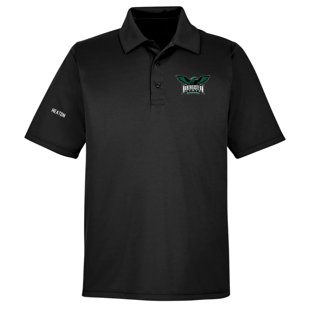Northeastern State University Tennis (W) Black Polo - Tegan Heaton