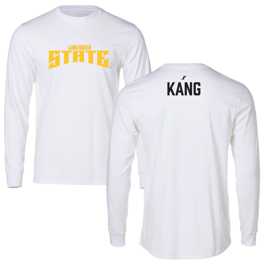 Long Beach State University Golf White Classic Performance Long Sleeve - Emma Kang