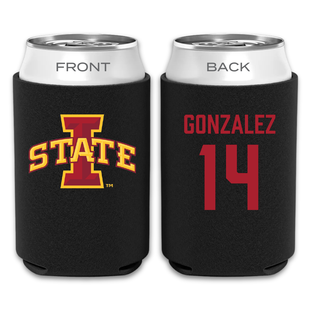 Iowa State University Volleyball Black Can Cooler - #14 Nayeli Gonzalez
