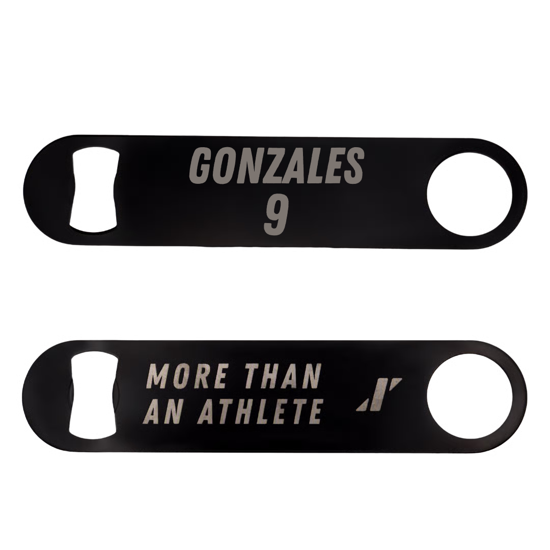 Football Black Bottle Opener - #9 Cole Gonzales