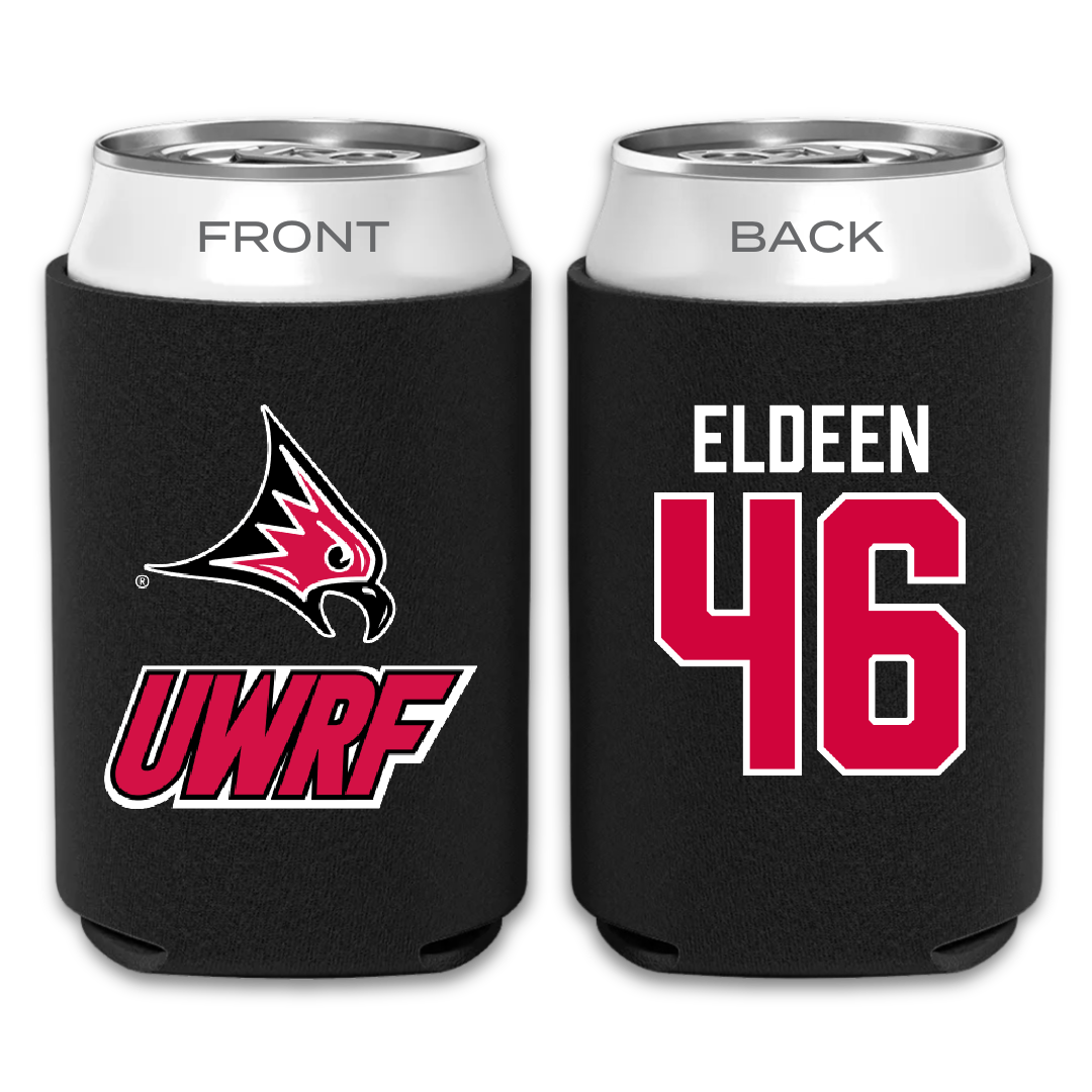 University of Wisconsin-River Falls Football Black Can Cooler - #46 Austin Eldeen